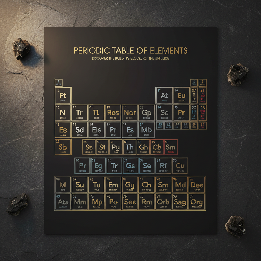 Poster Tavola Periodica